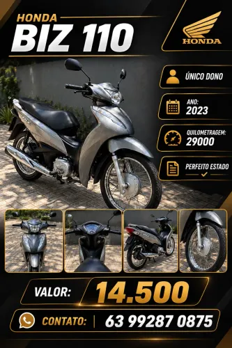 HONDA BIZ 110 SEMINOVA