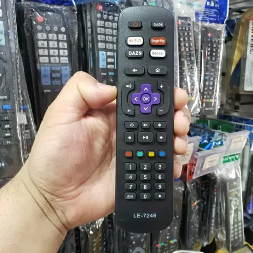 Controle remoto TV AOC com sistema Roku