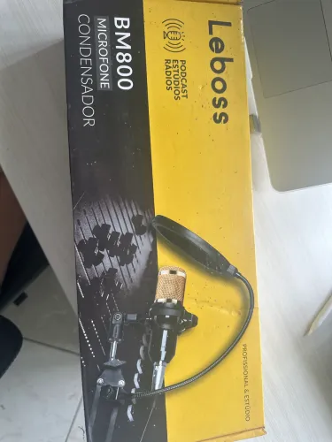 Microfone condensador Leboss