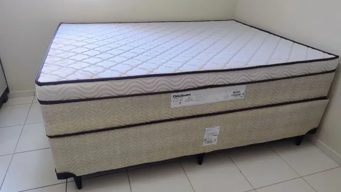 Cama de casal Ortobom New Ortotech - semi nova