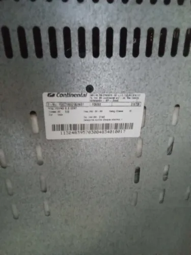 forno de embutir em inox da marca Continental