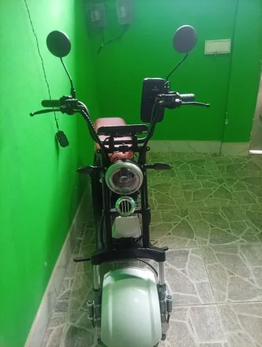 Scooter Moto Elétrica x11 70 KM/H Branca