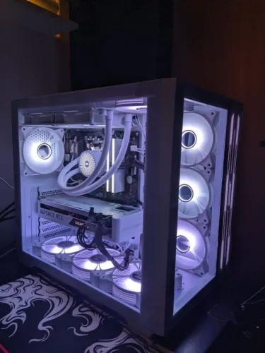 PC GAMER TODO BRANCO - RTX 3070 - RYZEN 5 5600 - 32GB RAM - Nvme 512GB