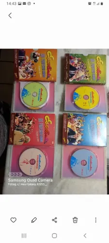 04 DVDS ESCOLINHA PROFESSOR RAIMUNDO  !