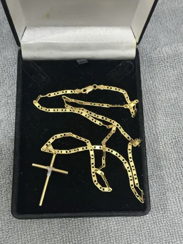 Corrente Piastrini em ouro 18k - 12,6g