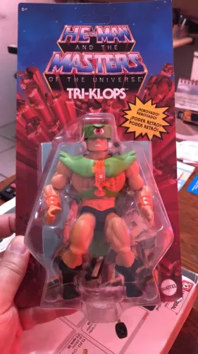 Figura de Ação Articulada Tri-Klops Masters of the Universe Origens