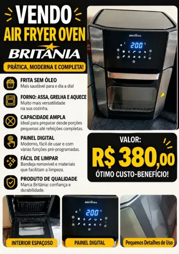 Air fryer 12 litros