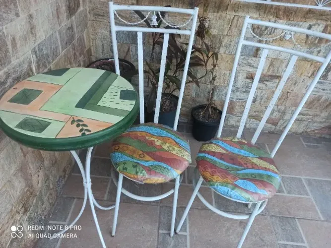 Conjunto completo pra varanda, perfeito. Retirada em Irajá