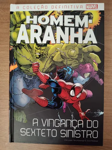Marvel editora Salvat Homem-Aranha: A vingança do sexteto sinistro. Capa dura
