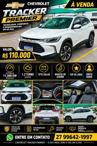 Chevrolet Tracker Premier 1.2 Turbo 12V Flex AUT 2023