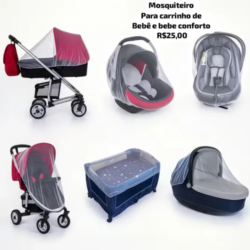 Mosqueteiro para carrinho de bebê e Bebê Conforto