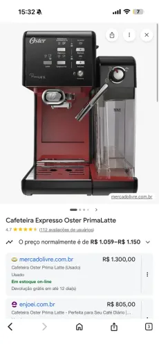 Cafeteira Prima Latte II - Oster