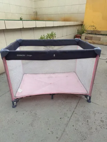 Berço Portátil Origin Compacto Rosa Cosco Kids