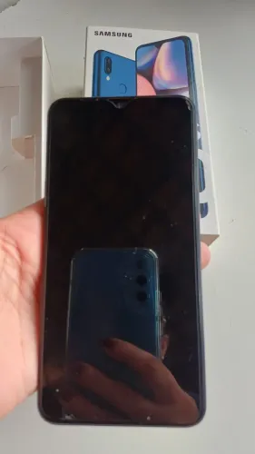 Samsung Galaxy A10s + Caixa | Funcionando Perfeitamente