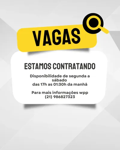 Vaga de emprego NITERÓI