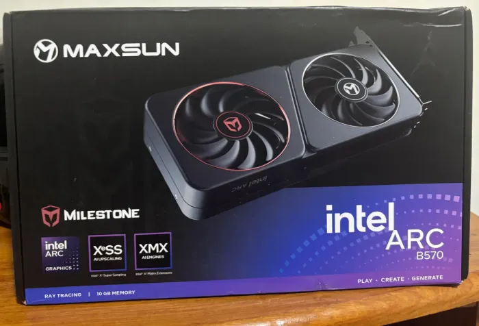 Intel Arc B570 ainda na garantia 10gb vram