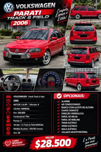 Volkswagen Parati 1.6mi/1.6mi City/t.field T.flex 2006