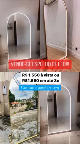 VENDO ESPELHO DE LED