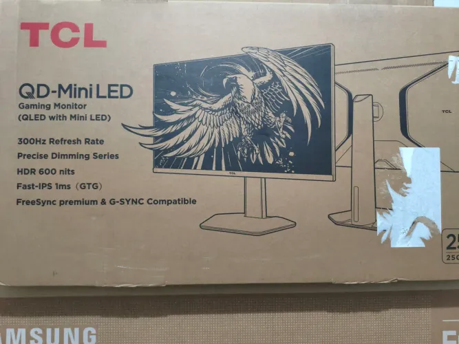 MONITOR TCL QD-MINI LED QLED. 25" 300HZ LACRADO COM NOTA E GARANTIA DE FÁBRICA