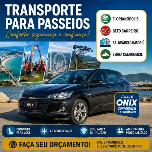 TRANSPORTE PARA PASSEIOS EM SANTA CATARINA ?