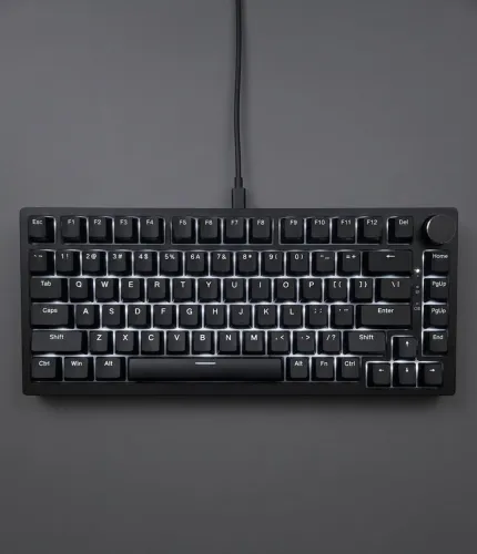 Teclado Ajazz Ak820 mecânico LED branco