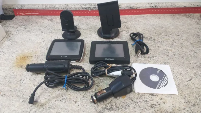 GPS portátil com defeito