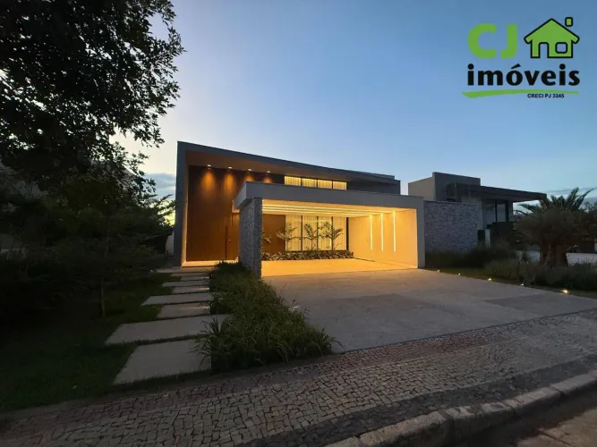 Casa com 5 dormitórios à venda, 359 m² por R$ 5.200.000,00 - Condomínio Vitória Golf - Lag