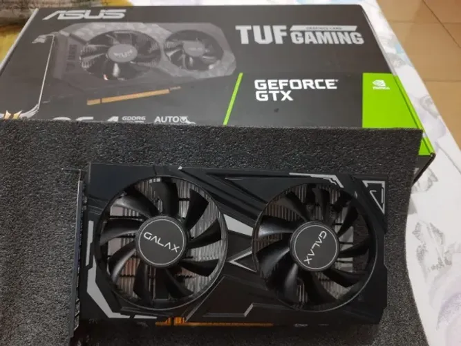 Kit Placa vídeo gtx 1650 tuf gaming + Placa mãe TUF B450-PLUS GAMING e Monitor/TV