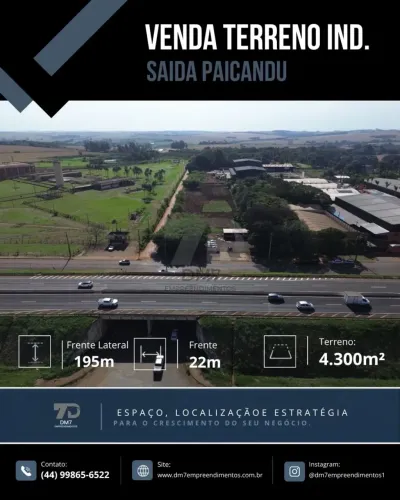 Terreno À Venda Parque Industrial Maringá