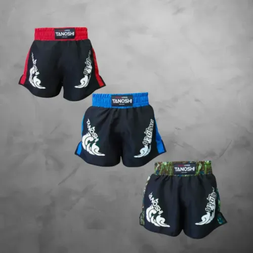 Short de Muay Thai Basic Tanoshi - Leve, Confortável e Alta Mobilidade