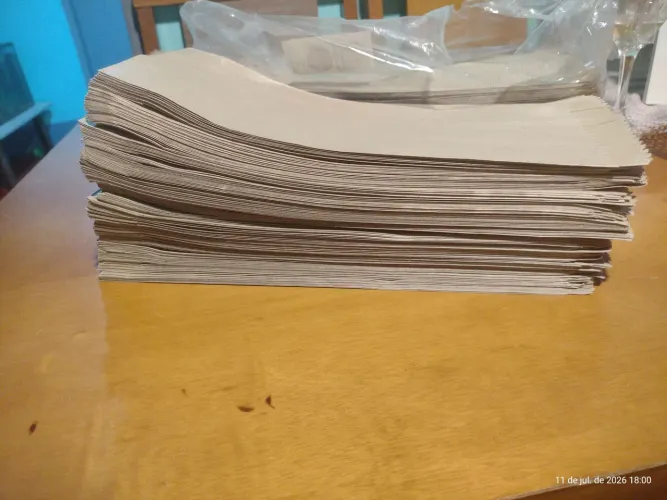 Saco kraft para salgados (200 unidades)