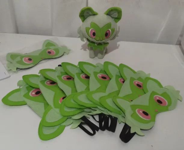 MÁSCARA DE DORMIR POKÉMON ARTESANAL