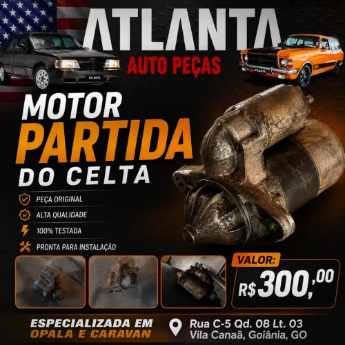 Motor de partida do celta