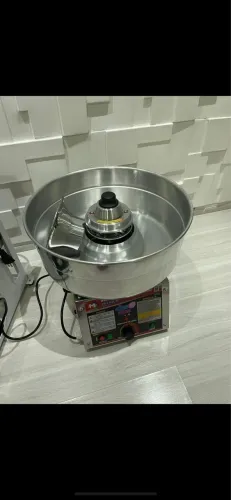 Máquina de algodão doce profissional e seladora