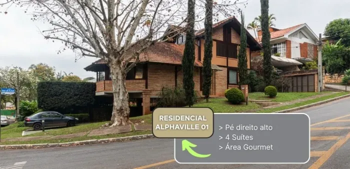 Casa com 4 dormitórios, 527 m² - venda por R$ 9.800.000 ou aluguel por R$ 30.000/mês - Alp