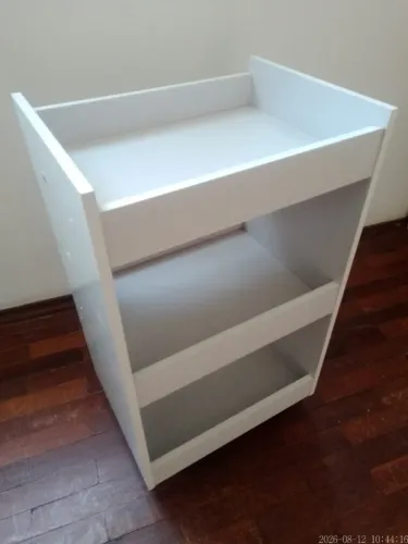 Estante Multiuso Nicho Organizador Móvel com Rodízio