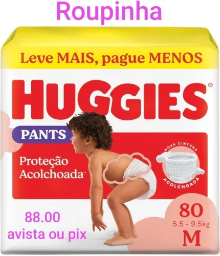 Promoção Fralda Huggies Roupinha M