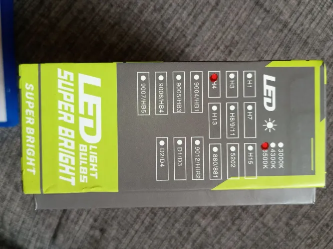 Lâmpada para carro de led 