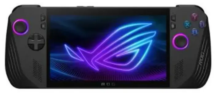 ASUS ROG Ally X com acessórios