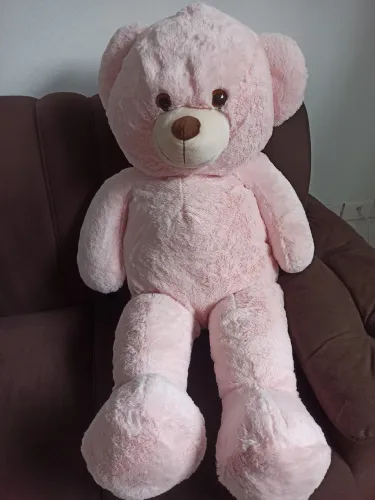 Urso de pelúcia Teddy 1,10m excelente estado 
