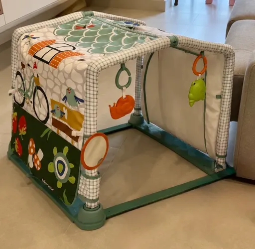 Tapetinho de atividades para bebê 3 em 1 Ginásio Fisher Price