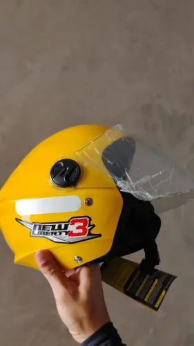 Capacete Aberto Pro Tork New Liberty 3 - Amarelo - Novo
