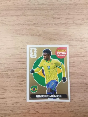 Figurinha Vini jr gold