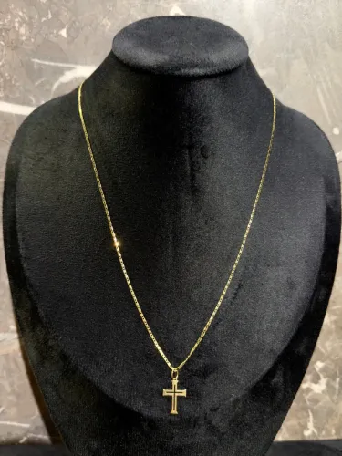 Cordão de ouro piastrine 3.12g 70cm novo ( LOJA FÍSICA )