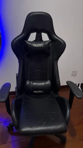 Cadeira Gamer MoobX Preta com Regulagem - Ergonômica