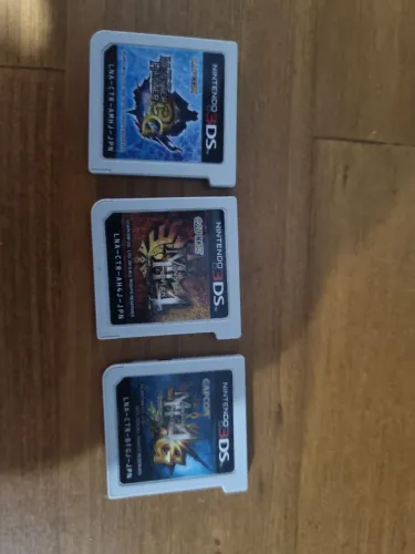 3Ds monster Hunter - 3 Cartuchos