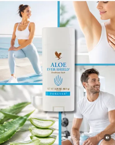 Desodorante sem alumínio a base de Aloe Vera