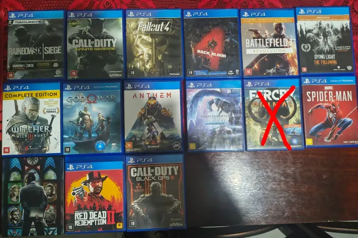 Vendo Jogos de PS4 - LEIA TODO O ANÚNCIO