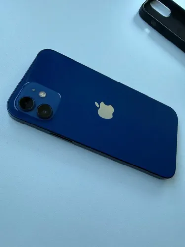 iPhone 12 azul 128GB - único dono - 2 capinhas - carregador incluso