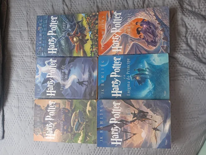 Coleção de livros Harry Potter (sem o pedra filosofal